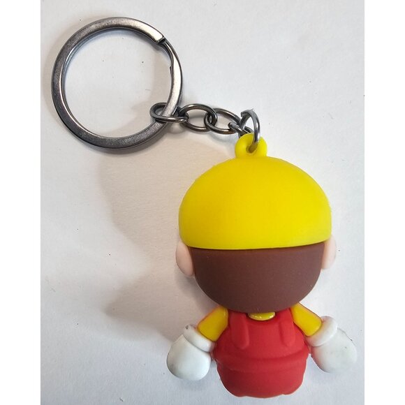 Super Mario Keychain 2" With Yellow Cap & Red Overalls Key Ring - Picture 5 of 7